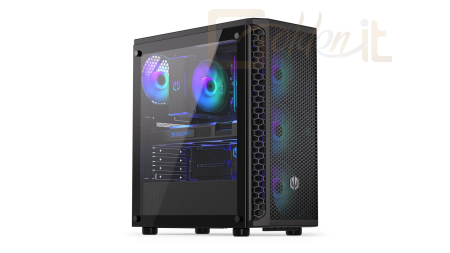 Ház Endorfy Signum 300 ARGB Tempered Glass Black - EY2A006