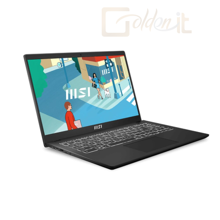 Notebook Msi Modern 15 B13M Classic Black - 9S7-15H112-1029