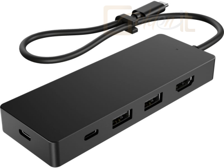 Notebook kiegészitők HP USB-C Travel Hub G3 Black - 86S97AA
