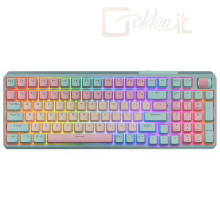 Billentyűzet Cooler Master MK770 Hybrid Wireless Bluetooth Keyboard Macaron HU - MK-770-MCKR1-HU