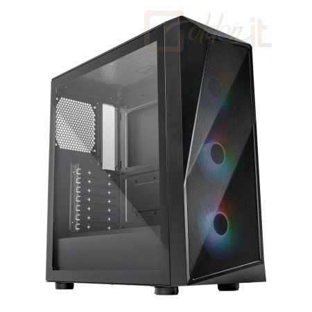 Ház Cooler Master CMP 520 Tempered Glass Black - CP520-KGNN-S00