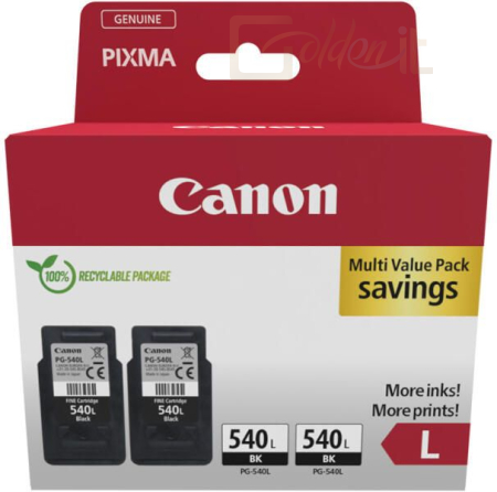 Nyomtató - Tintapatron Canon PG-540L Twin Pack Black - 5224B020AA