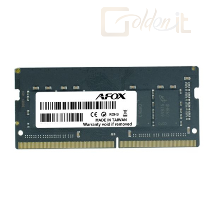 RAM - Notebook AFOX 16GB DDR4 2666 MHz SODIMM - AFSD416FH1P