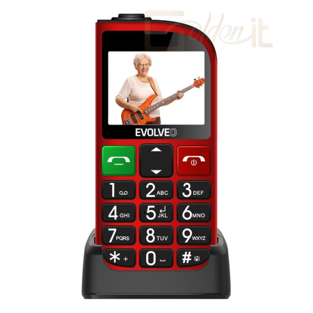 Mobil készülékek Evolveo EasyPhone EP-801 FL DualSIM Red - SGM EP-801-FLR