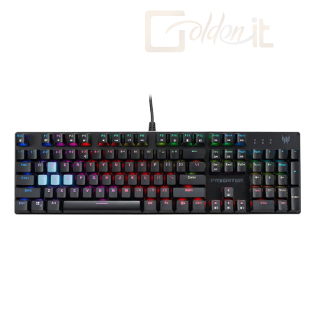 Billentyűzet Acer Predator Aethon 303 RGB Gaming Keyboard Black US - GP.KBD11.048