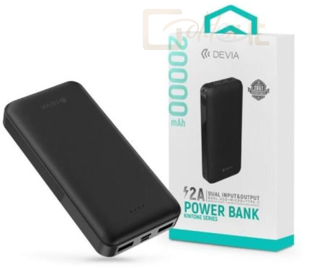 Powerbank vésztöltők Devia Kintone Series V2 20000mAh PowerBank Black - ST354649