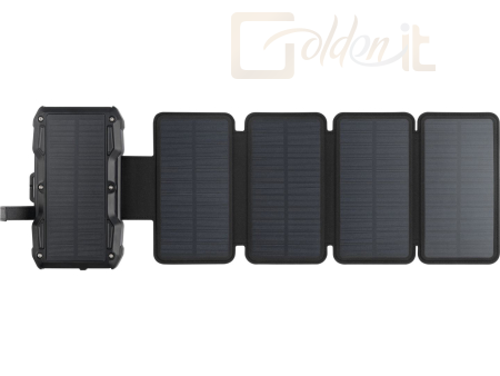Powerbank vésztöltők Sandberg Solar 5-Panel 27000mAh Powerbank Black - 421-06