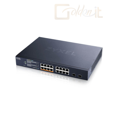 Hálózati eszközök ZyXEL XMG1915-18EP 16-Port Managed L2 2,5G Ethernet PoE Switch Grey - XMG1915-18EP-EU0101F