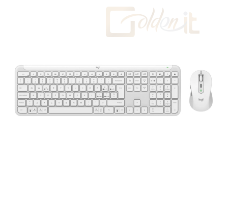 Billentyűzet Logitech MK950 Signature Slim Wireless Bluetooth Keyboard Combo Off White US - 920-012491