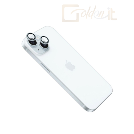 Okostelefon kiegészítő FIXED edzett üveg kamera lencsevédő Apple iPhone 16 /16 Plus telefonokhoz, kék - FIXGC2-1400-BL