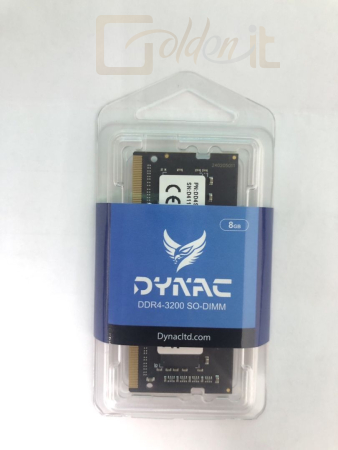 RAM - Notebook Dynac 8GB DDR4 3200MHz SODIMM - DD4S32008G/S
