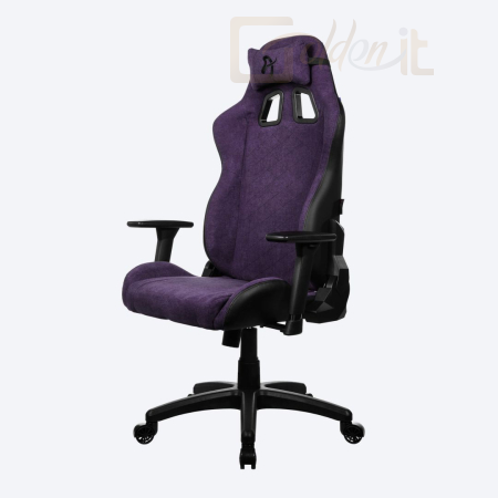 Gamer szék Arozzi Avanti Soft Fabric Gaming Chair Purple - AVANTI-SFB-PPL