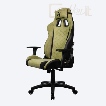 Gamer szék Arozzi Avanti Soft Fabric Gaming Chair Moss Green - AVANTI-SFB-MGN