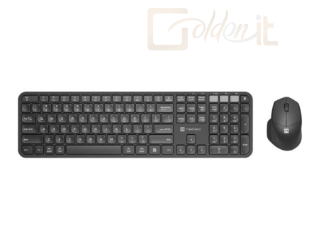 Billentyűzet natec Octopus 2 Wireless Bluetooth Combo Black US - NKL-1998