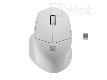 Egér natec Siskin 2 Wireless Bluetooth Mouse White - NMY-1972