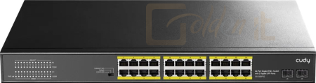 Hálózati eszközök Cudy GS1028PS2 24-Port PoE Switch Black - GS1028PS2