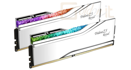 RAM G.SKILL 32GB DDR5 6400MHz Kit(2x16GB) Trident Z5 Royal RGB Silver - F5-6400J3239G16GX2-TR5S