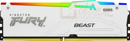 RAM Kingston 16GB DDR5 6800MHz DDR5 RGB Fury Beast White - KF568C34BWA-16