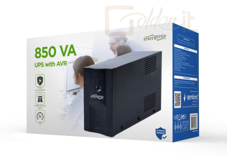 Szünetmentes tápegység Gembird 850VA UPS with AVR Advanced - UPS-PC-850AP