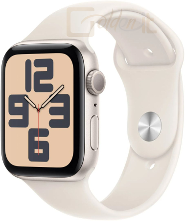 Okosóra Apple Watch SE2 v3 GPS 40mm Starlight Alu Case with Starlight Sport Band S/M - MXEF3