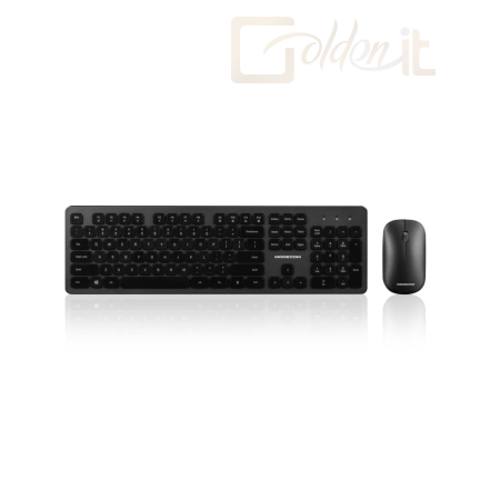 Billentyűzet Modecom 5200C Wireless Keyboard Combo Black UK - MK-MC-5200C-100