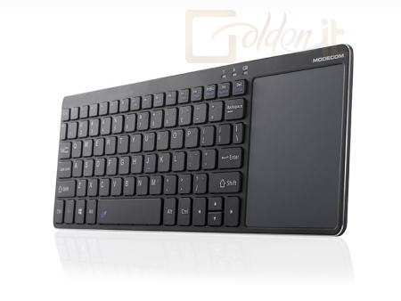 Billentyűzet Modecom MC-TPK1 Wireless Keyboard Black US - K-MC-TPK1-100-U