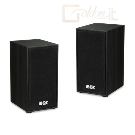 Hangfal iBox IGLSP1B Speaker Black Wood - IGLSP1B