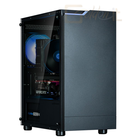 Ház Zalman T4 Plus RGB Tempered Glass Black - T4 PLUS BLACK