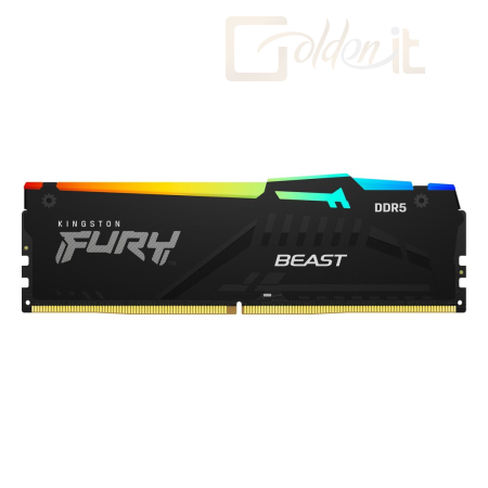 RAM Kingston 16GB DDR5 6400MHz Fury Beast RGB XMP Black - KF564C32BBA-16