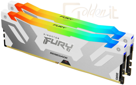RAM Kingston 32GB DDR5 6800MHz Kit(2x16GB) Fury Beast RGB Expo White - KF568C34BWEAK2-32