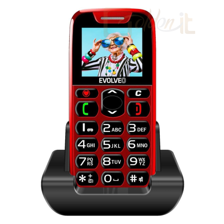 Mobil készülékek Evolveo Easyphone EP-501 Red - SGM EP-501-RD