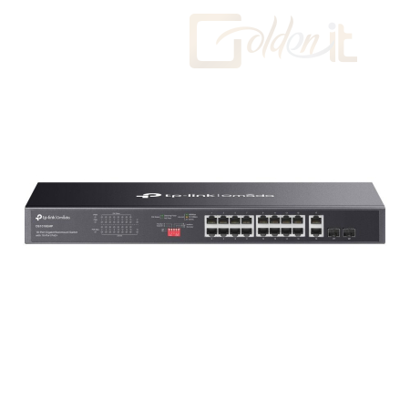 Hálózati eszközök TP-Link DS1018GMP Omada 18-Port Gigabit Unmanaged Rackmount Switch with 16-Port PoE+ - DS1018GMP
