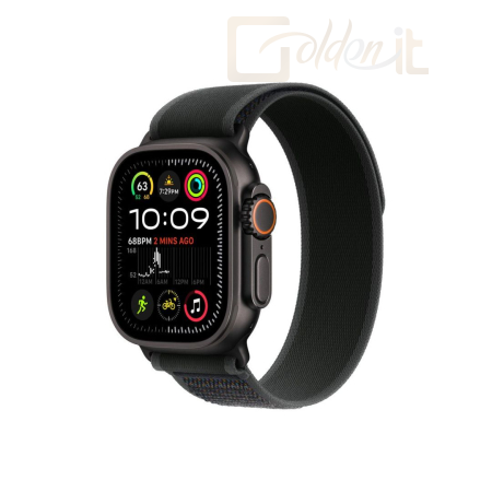 Okosóra Apple Watch Ultra 2 v2 Cellular 49mm Black Titanium Case with Black Trail Loop M/L - MX4V3
