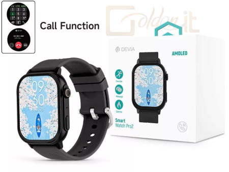 Okosóra Devia Pro2 Smart Watch Black - ST111462