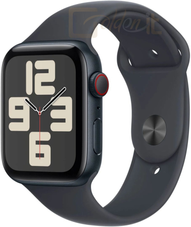 Okosóra Apple Watch SE2 v3 GPS + Cellular 44mm Midnight Alu Case with Midnight Sport Band M/L - MXGM3