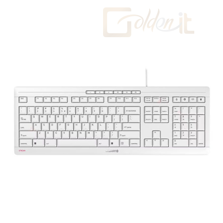 Billentyűzet Cherry Stream Keyboard White HU - JK-8500HU-0