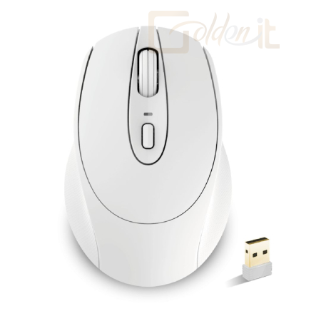 Egér Advance Feel Series Wireless Mouse White - S-390-WT