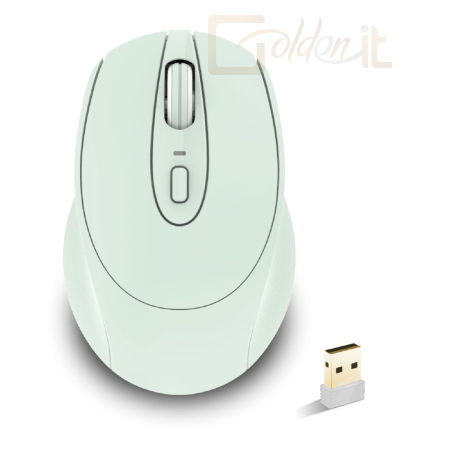 Egér Advance Feel Series Wireless Mouse Green - S-390-GN