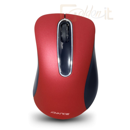 Egér Advance Shape 3D Wireless Mouse Red - S-3DW-RE