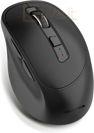 Egér Advance ErgoFit Wireless Bluetooth Mouse Black - S-99W