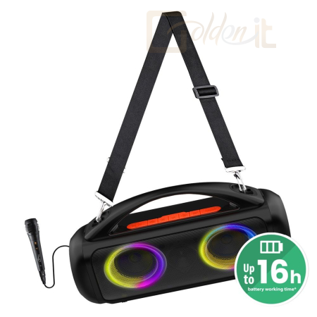 Hangfal Media-Tech MT3184 Power Audio Pro Bluetooth Speaker Black - MT3184