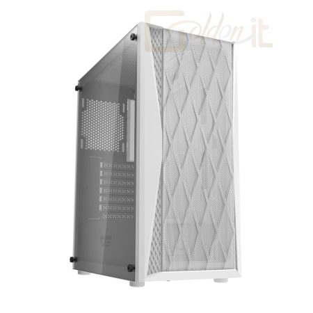 Ház darkFlash DK352 Plus Tempered Glass White - DK352 PLUS WHITE