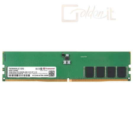 RAM Transcend 32GB DDR5 5600MHz - TS5600ALE-32G