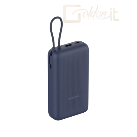 Powerbank vésztöltők Xiaomi 33W 20000mAh PowerBank (Integrated Cable) Blue - BHR8975GL
