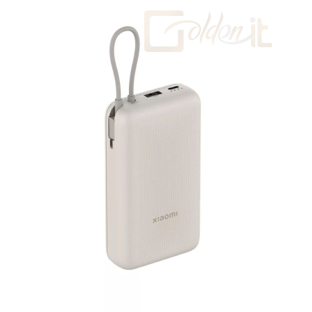 Powerbank vésztöltők Xiaomi 33W 20000mAh PowerBank (Integrated Cable) Tan - BHR8851GL