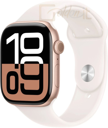 Okosóra Apple Watch S10 GPS 46mm Rose Gold Alu Case with Light Blush Sport Band M/L - MWWU3
