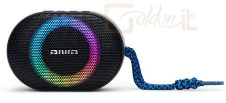 Hangfal Aiwa BST-330BL Portable Bluetooth Speaker Black/Blue - BST-330BL
