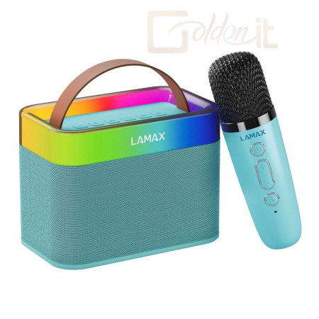 Hangfal Lamax KaraokeKid1 Bluetooth Speaker Blue - LXWSMKARAO1TA