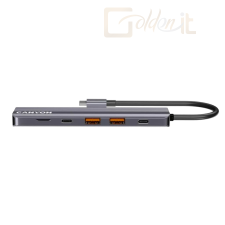 Notebook kiegészitők Canyon DS-17 6in1 4k USB-C Grey - CNS-TDS17