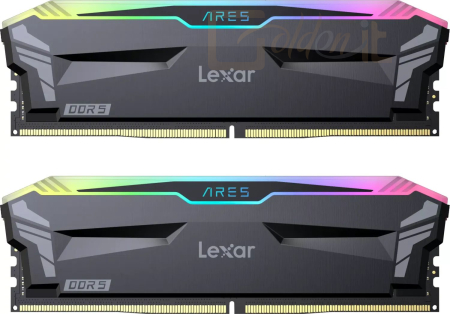RAM Lexar 32GB DDR5 6400MHz Kit(2x16GB) ARES RGB Black - LD5EU016G-R6400GDLA
